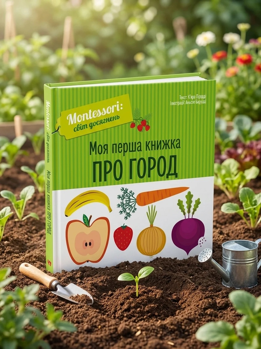 My First Book of the Vegetable Garden. Montessori: A World of Achievements — Дитяча література