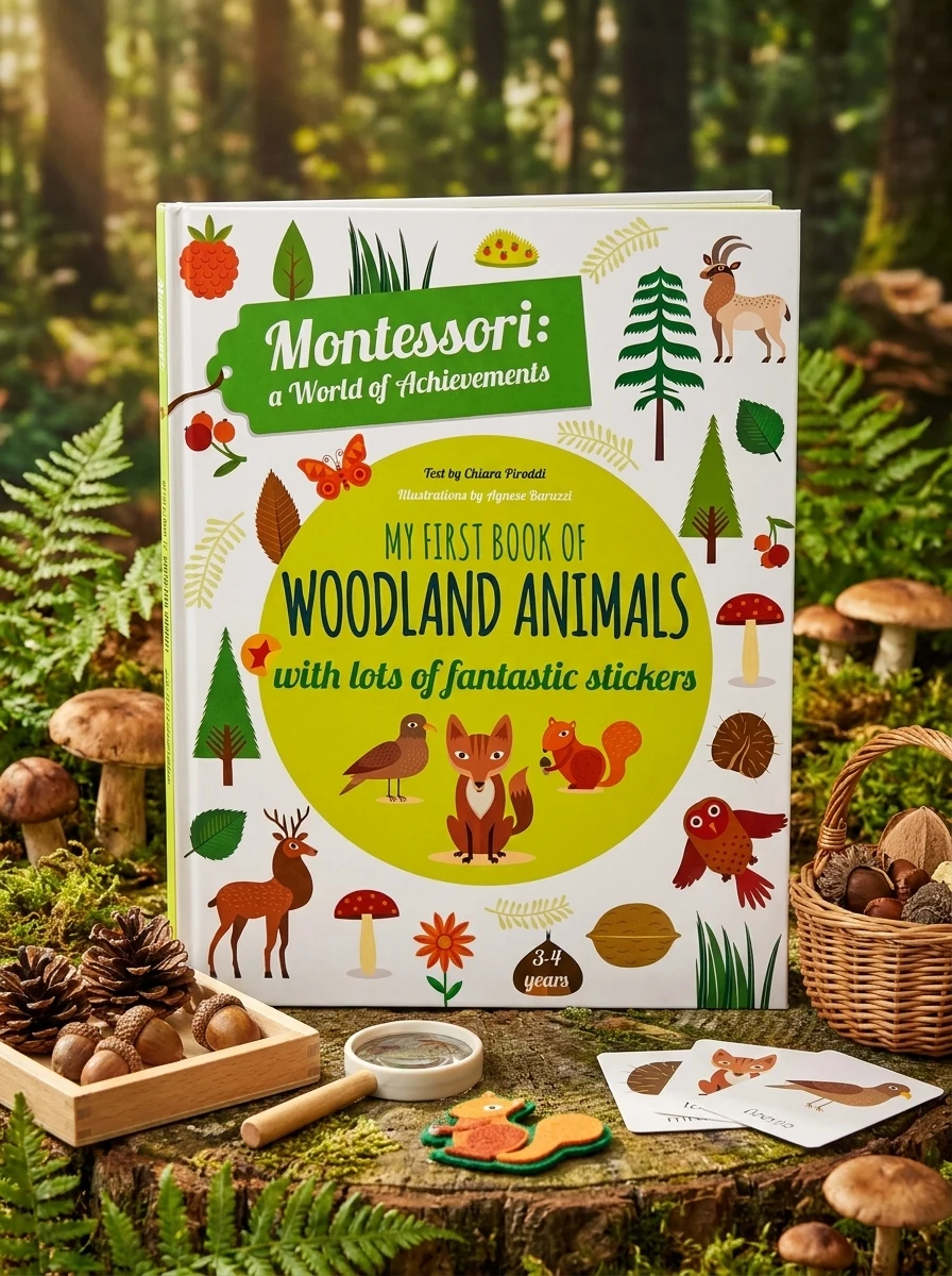 My First Book of Woodland Animals: Montessori Activity Book — Дитяча література