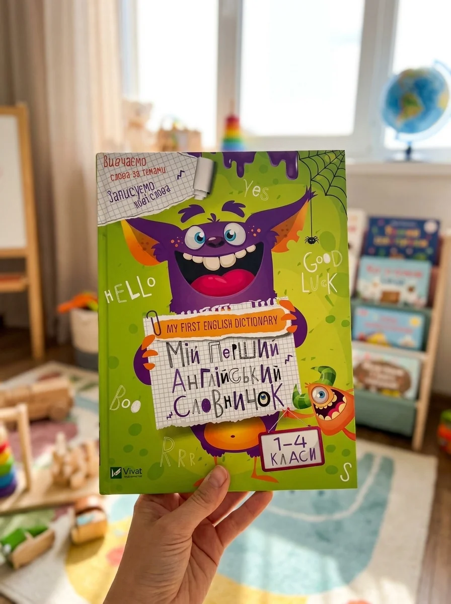My first English dictionary. Мій перший англійський словничок. Монстр. 1-4 класи — Розвивальні книги