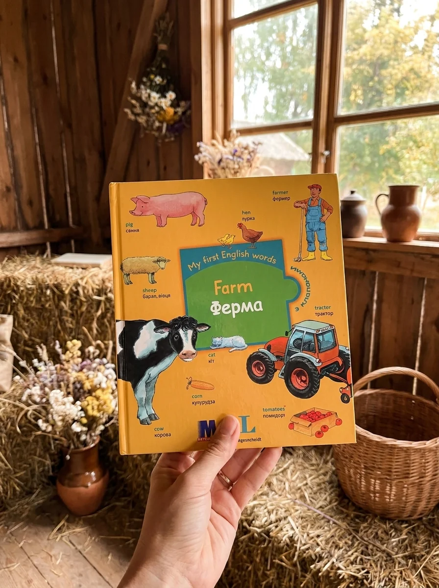 My first English words. Ферма — Розвивальні книги