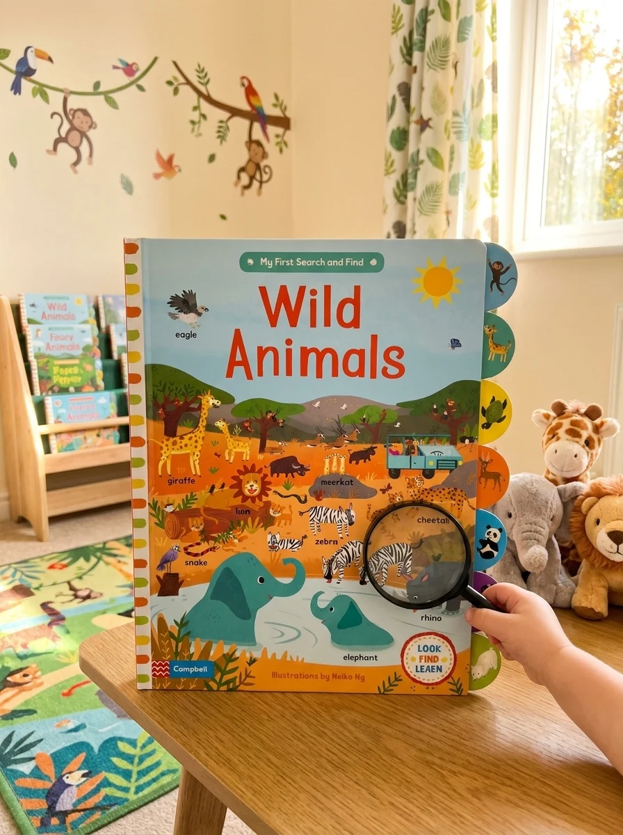 My First Search and Find: Wild Animals — Дитяча література