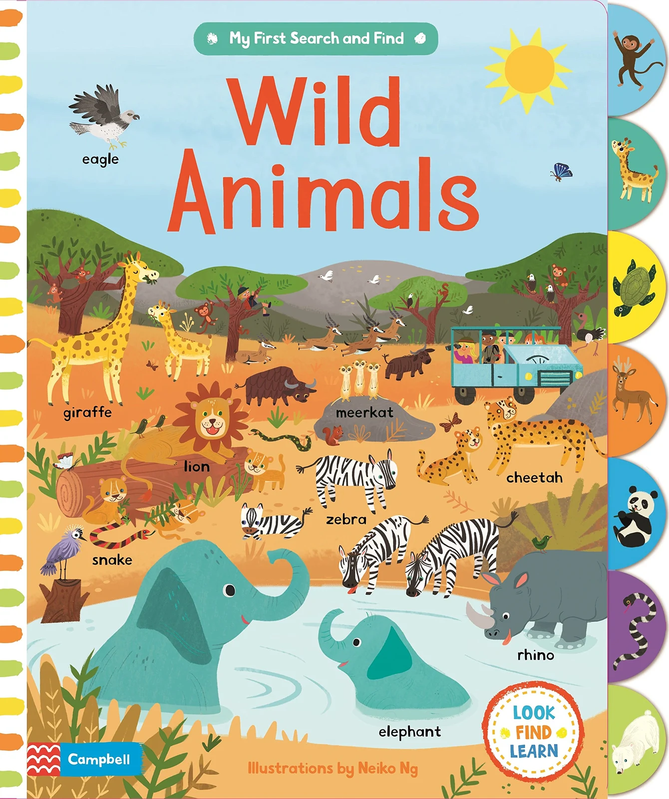 My First Search and Find: Wild Animals,