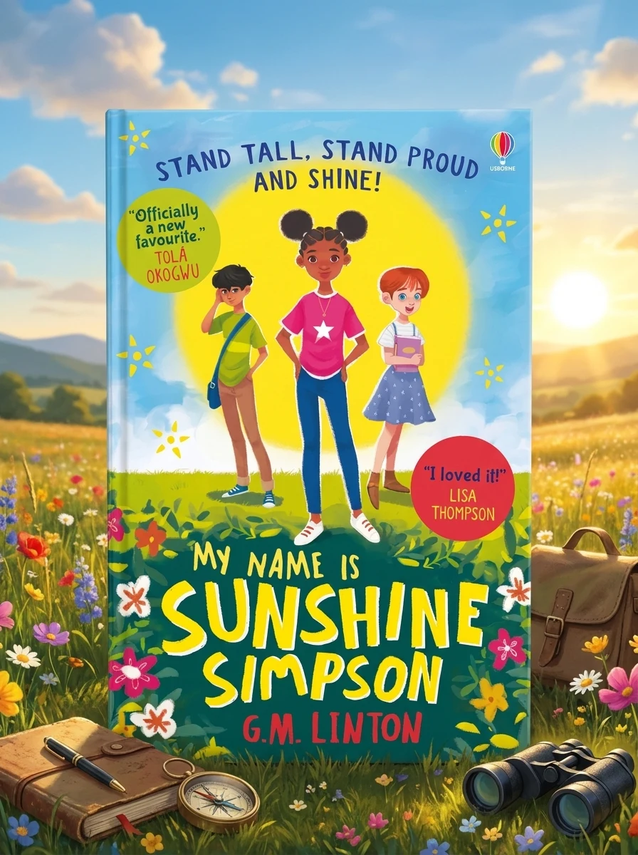 MY NAME IS SUNSHINE SIMPSON — Г. М. Лінтон, обкладинка