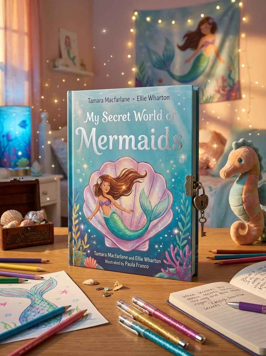 My Secret World of Mermaids. Lockable story and activity book
