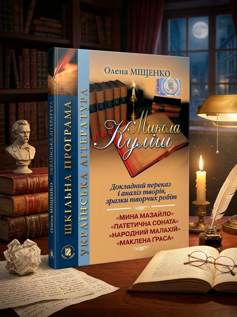 Микола Куліш. Докладний переказ і аналіз творів, зразки творчих робіт. 10-11 клас — Вивчення мов