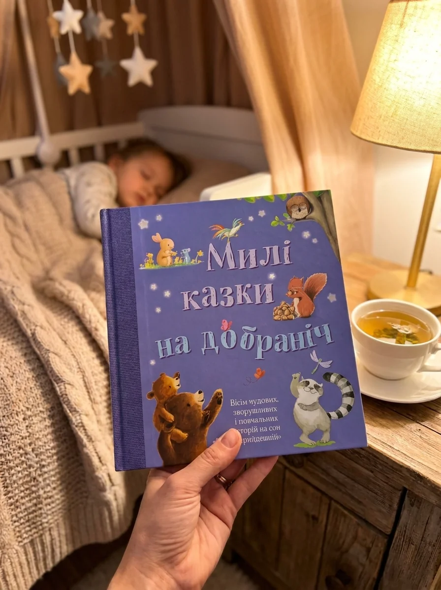 Милі казки на добраніч — Збірник, обкладинка
