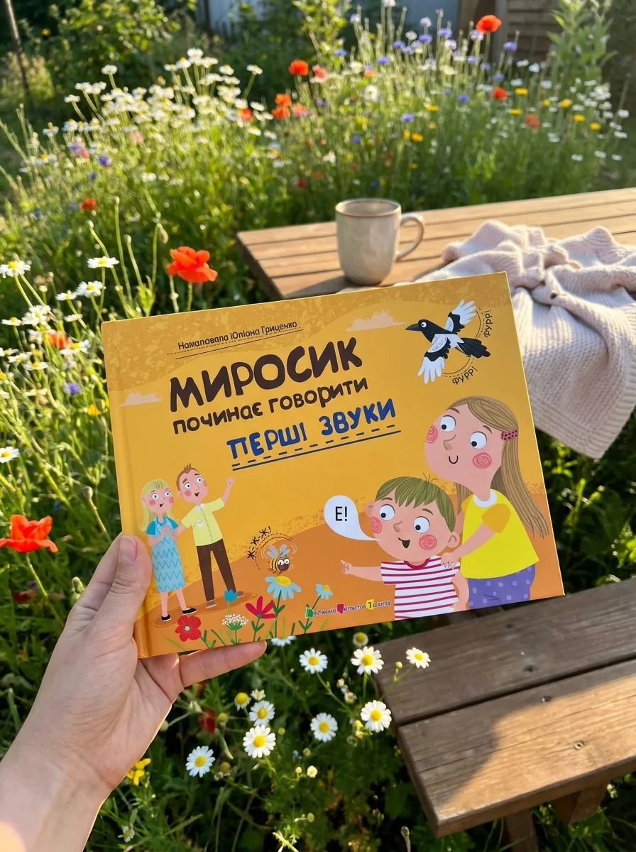 Миросик починає говорити. Перші звуки — Книги для малят