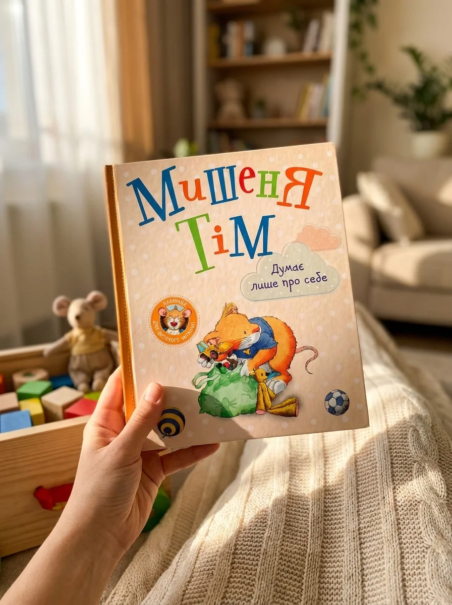 Мишеня Тім думає лише про себе — Казаліс Анна, обкладинка