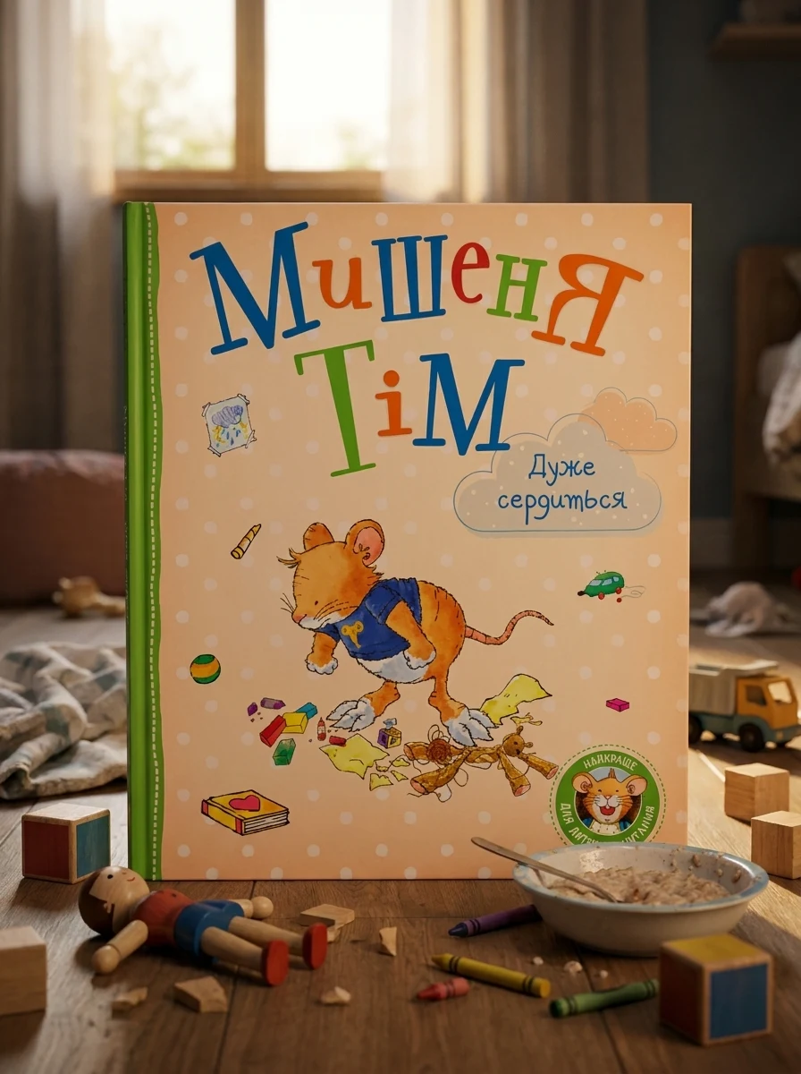 Мишеня Тім дуже сердиться — Дитячі книги