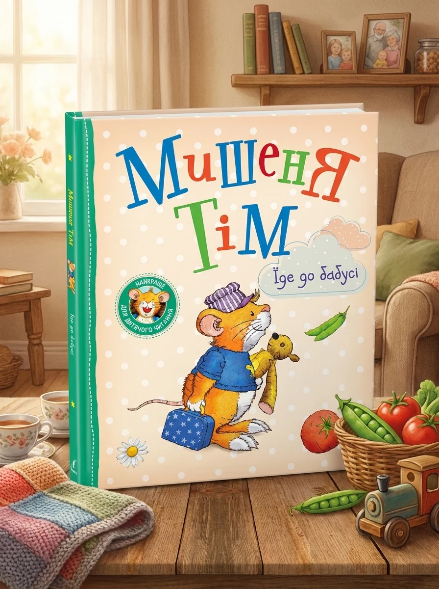 Мишеня Тім їде до бабусі — Дитячі книги