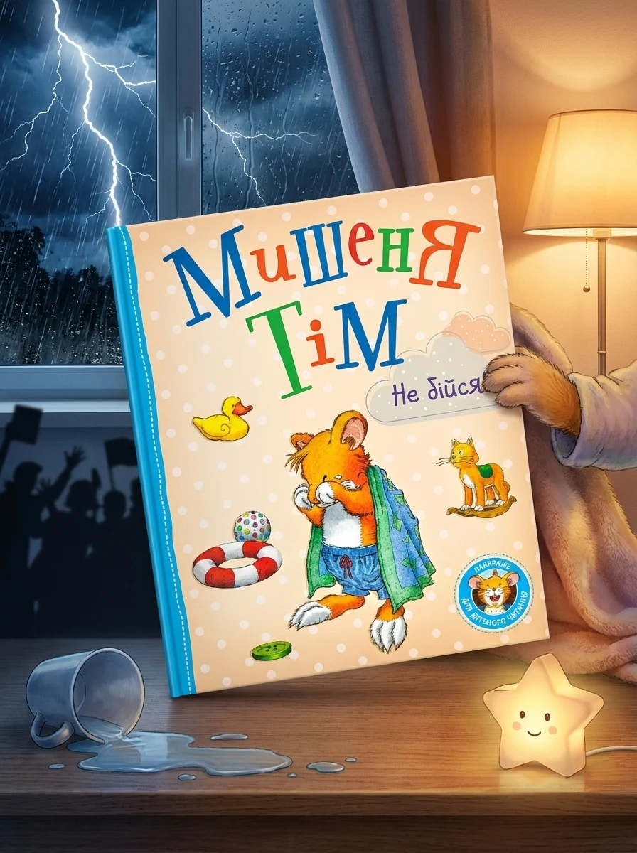 Мишеня Тім, не бійся! — Дитячі книги