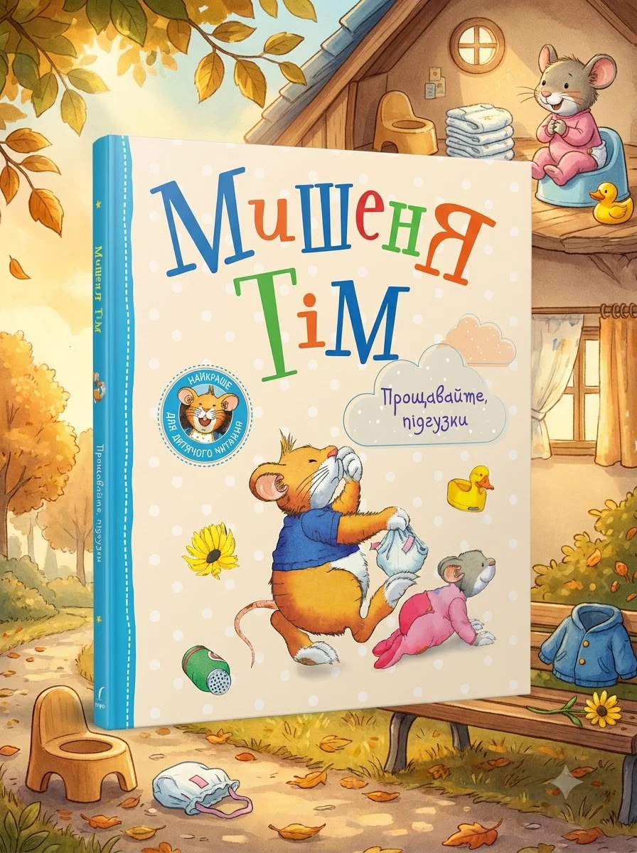 Мишеня Тім. Прощавайте, підгузки — Дитячі книги