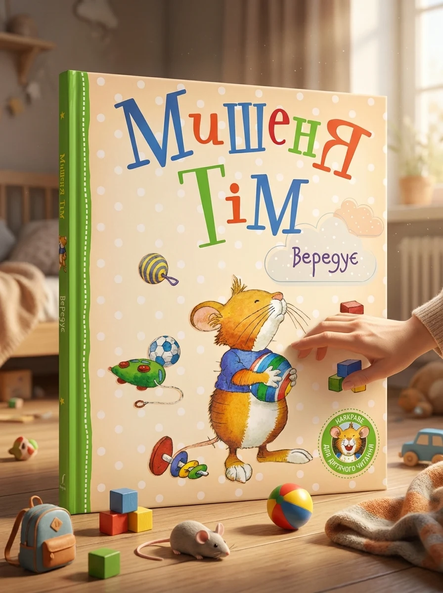 Мишеня Тім вередує — Дитячі книги