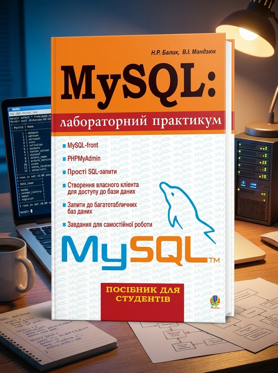 MySQL: Лабораторний практикум. Посібник для студентів. — фото 2