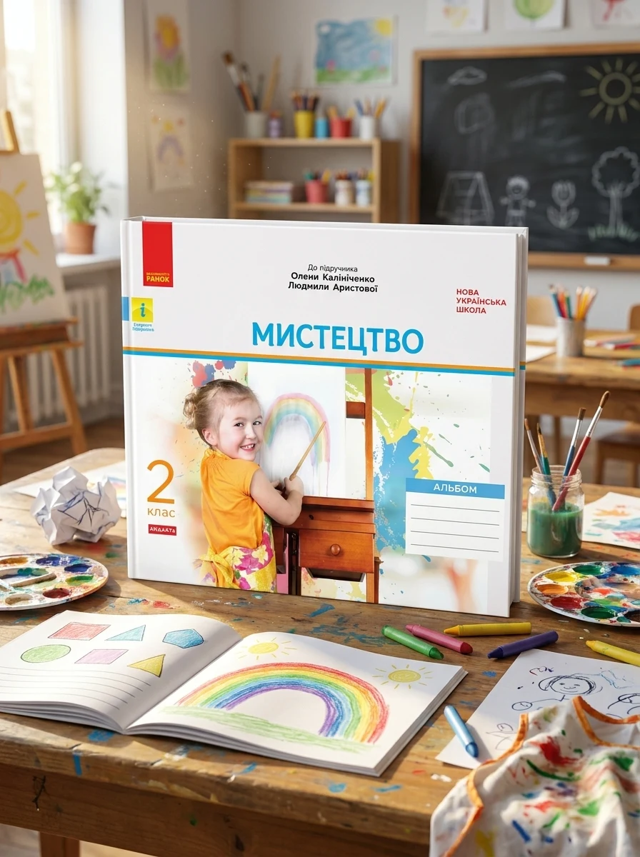Мистецтво 2 клас. Альбом з робочим зошитом до підручника Калініченко, Аристової — Вивчення мов