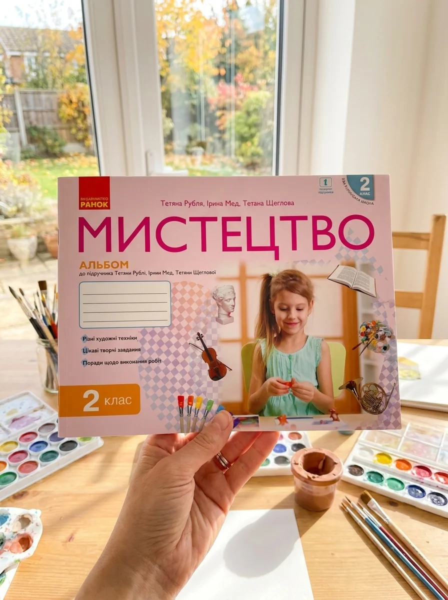 Мистецтво 2 клас. Альбом з робочим зошитом до підручника Рублі Т.Є. та ін. — Тетяна Рубля, обкладинка