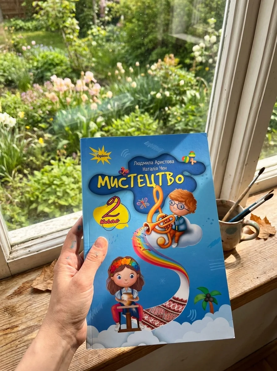 Мистецтво. 2 клас. Підручник — Людмила Аристова, обкладинка