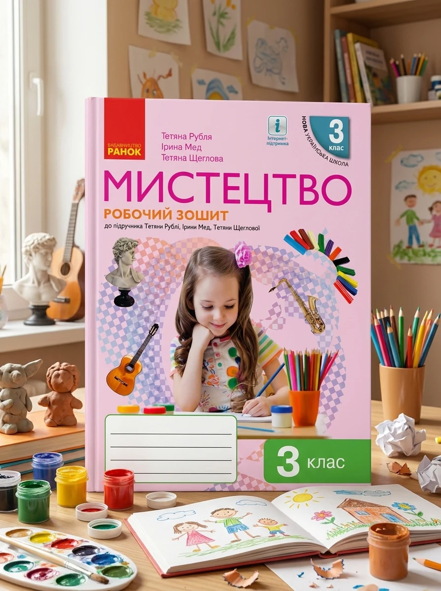 Мистецтво. 3 клас. Робочий зошит комплект з альбомом до підручника Рублі Т.Є. та ін. — фото 2