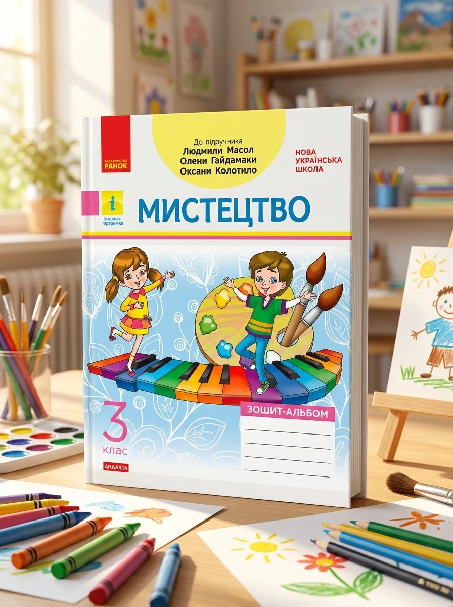 Мистецтво. 3 клас. Зошит-альбом до підручника Л. Масол, О. Гайдамаки — Вивчення мов