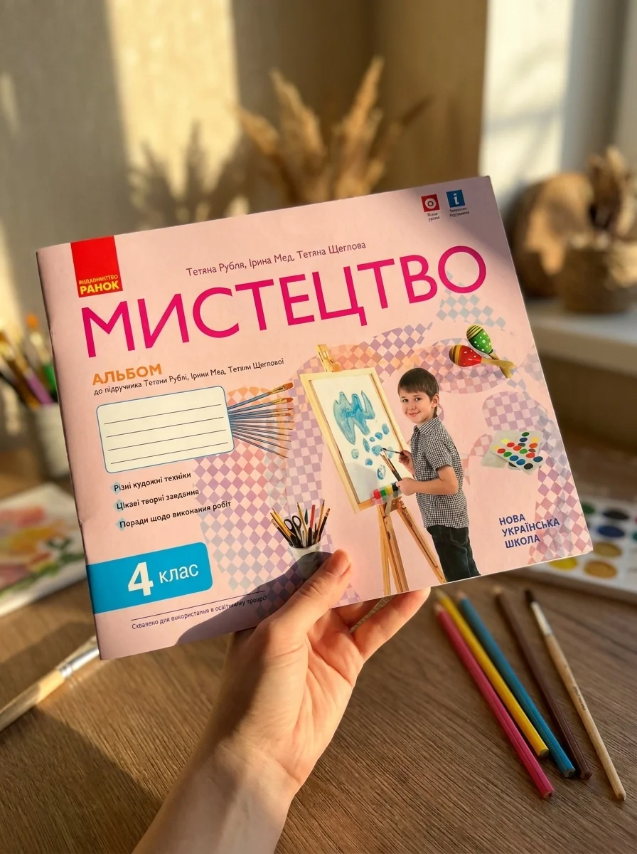 Мистецтво 4 клас. Альбом-зошит до підручника Рублі Т.Є. та ін. — Дитяча література