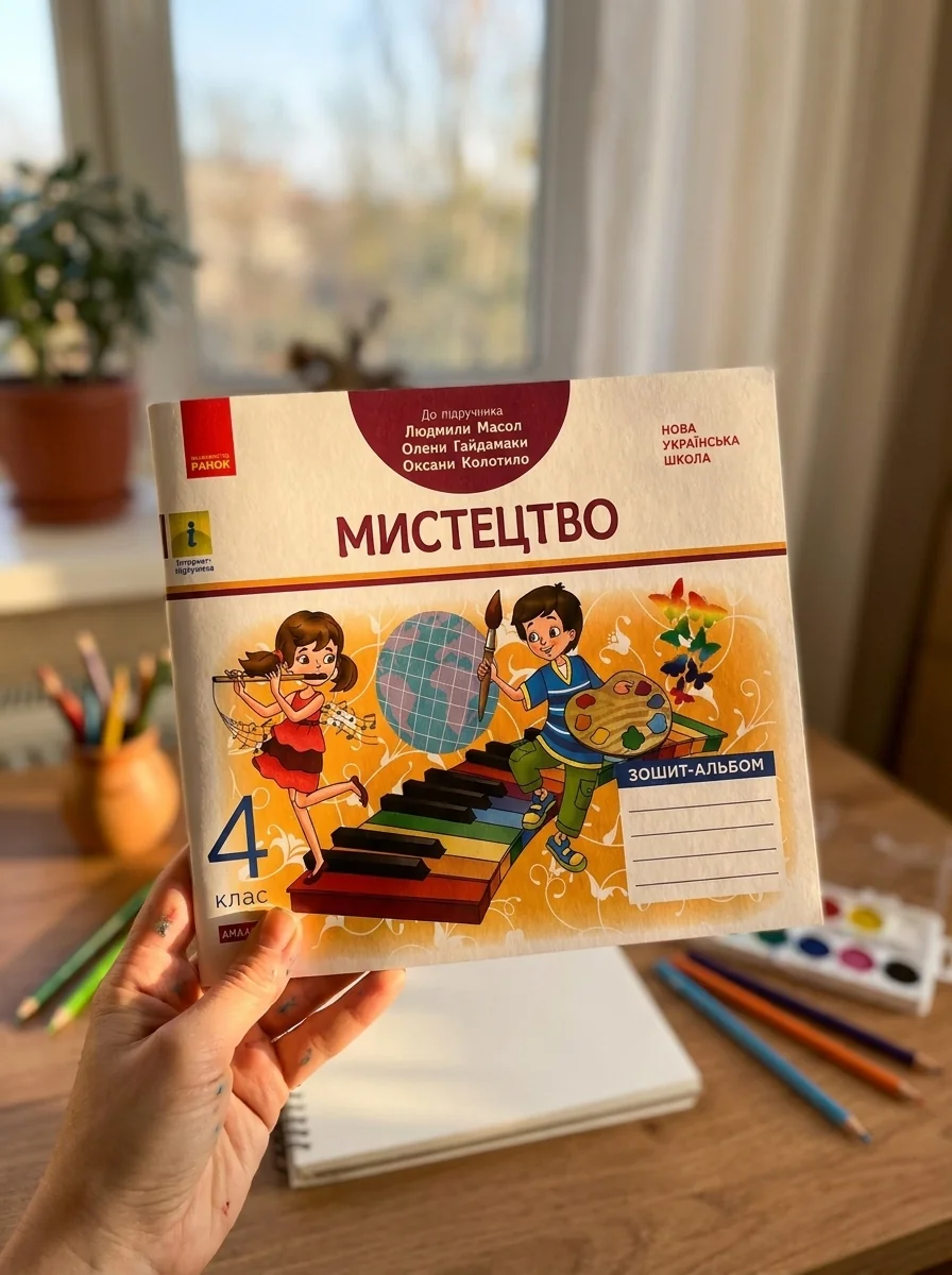 Мистецтво 4 клас. Альбом-зошит до підручика Масол Л.М. та ін. — Дитяча література