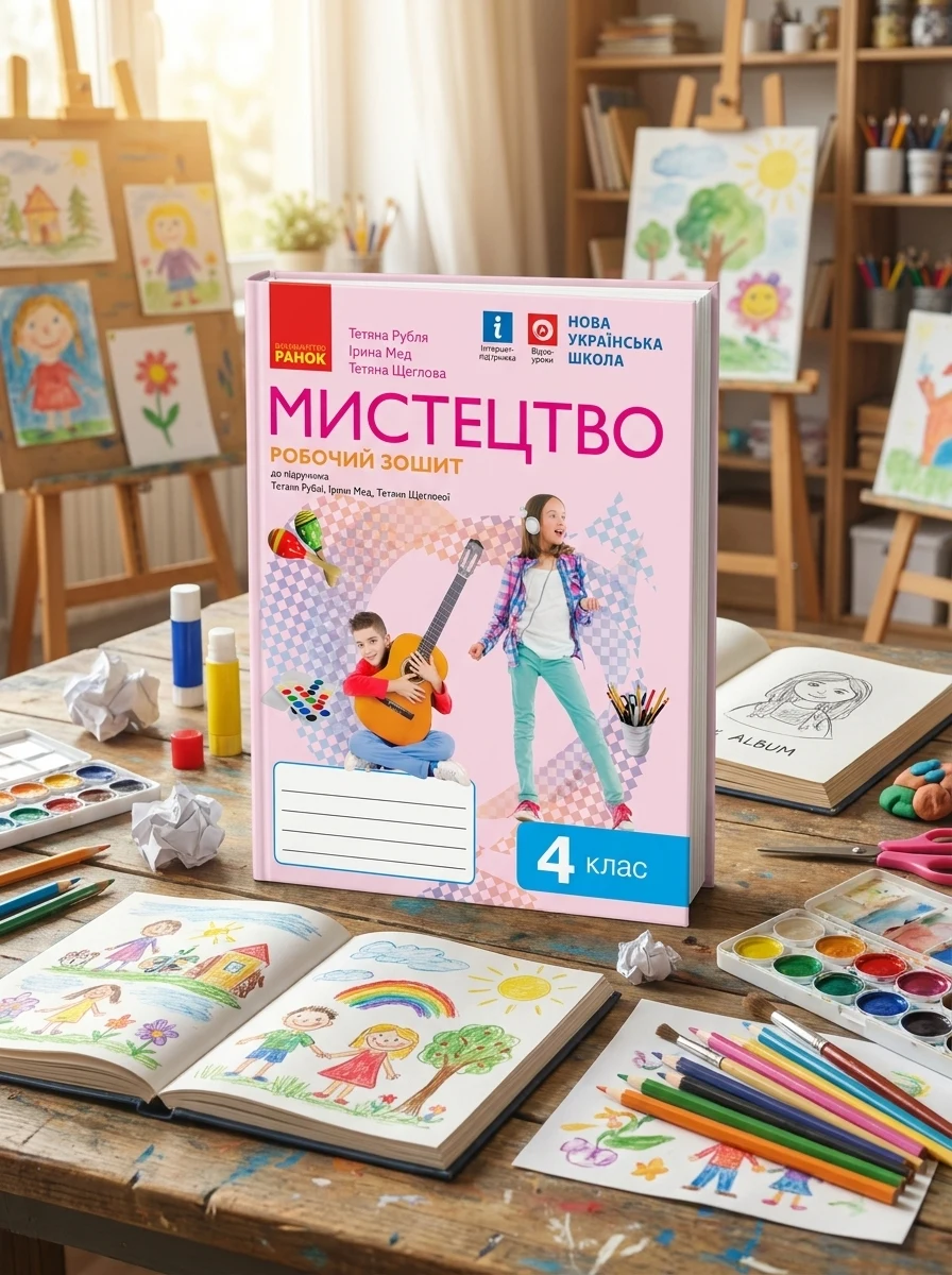 Мистецтво 4 клас. Робочий зошит з альбомом до підр. Рублі Т.Є. та ін.