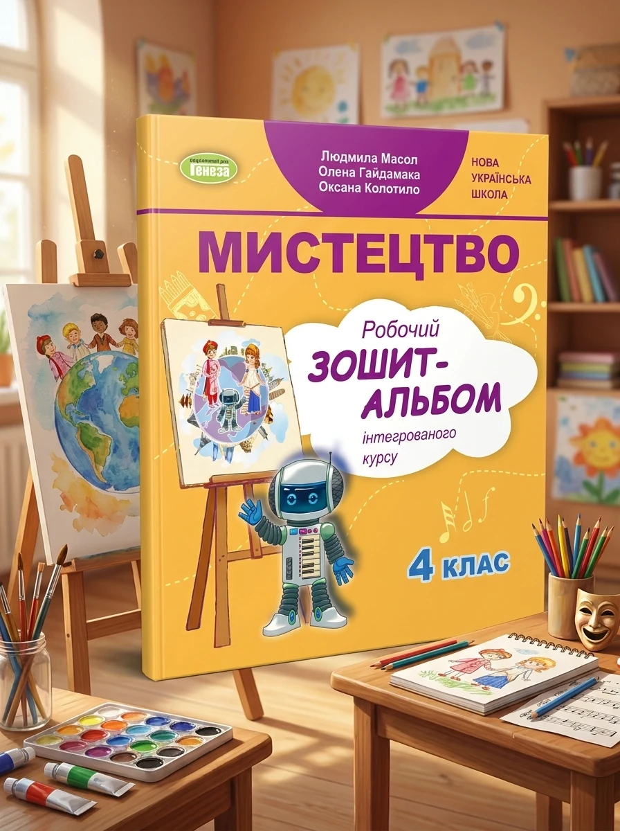 Мистецтво 4 клас. Зошит - альбом. Інтегрований курс