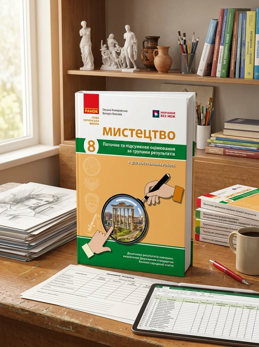 Мистецтво. 8 клас. Поточне та підсумкове оцінювання за групами результатів + діагностувальна робота — Вивчення мов