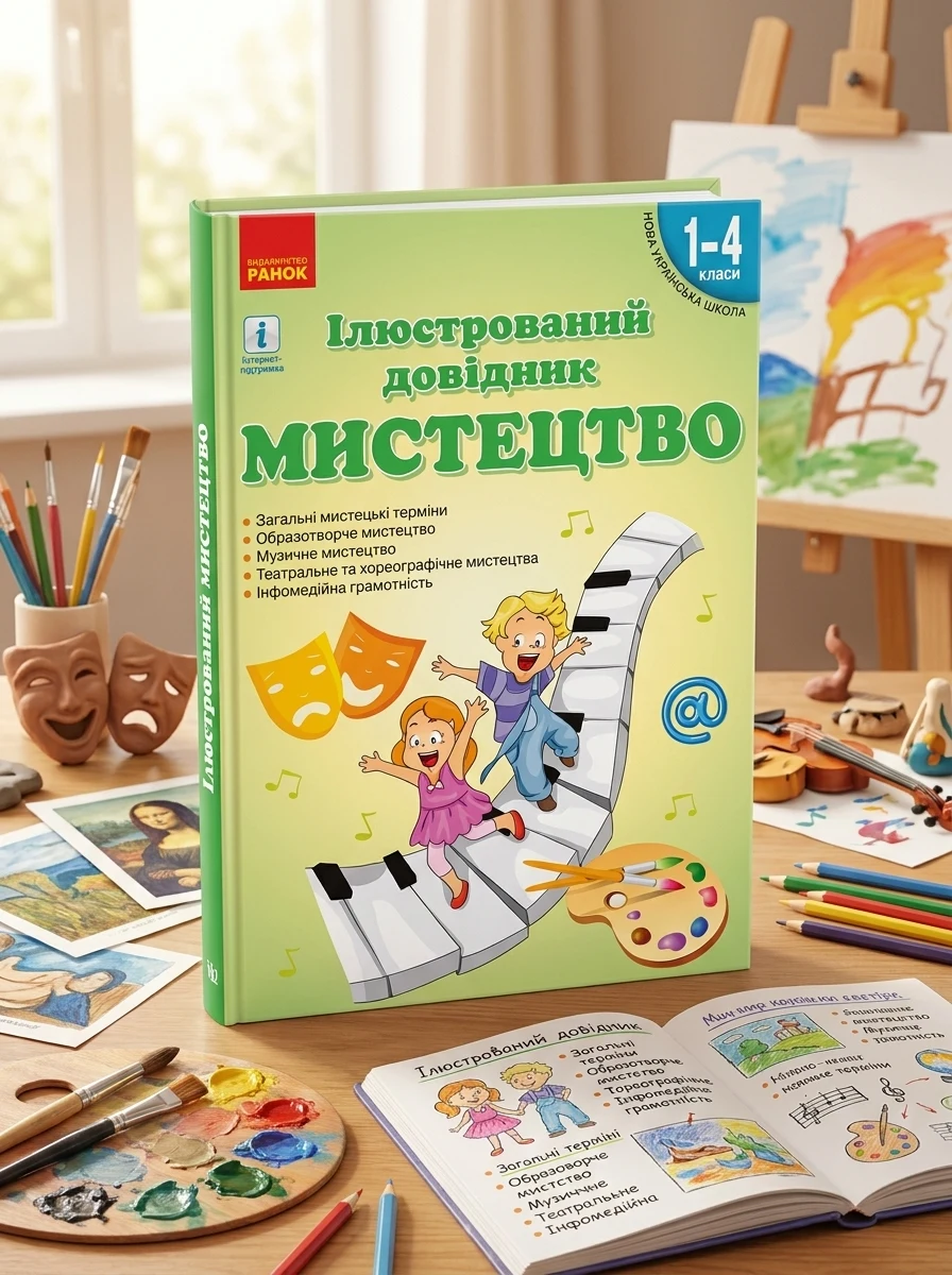 Мистецтво. Ілюстрований довідник. 1-4 класи — Дитяча література