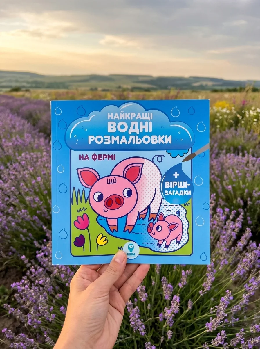 На Фермі. Найкращі водні розмальовки — Розмальовки для дітей