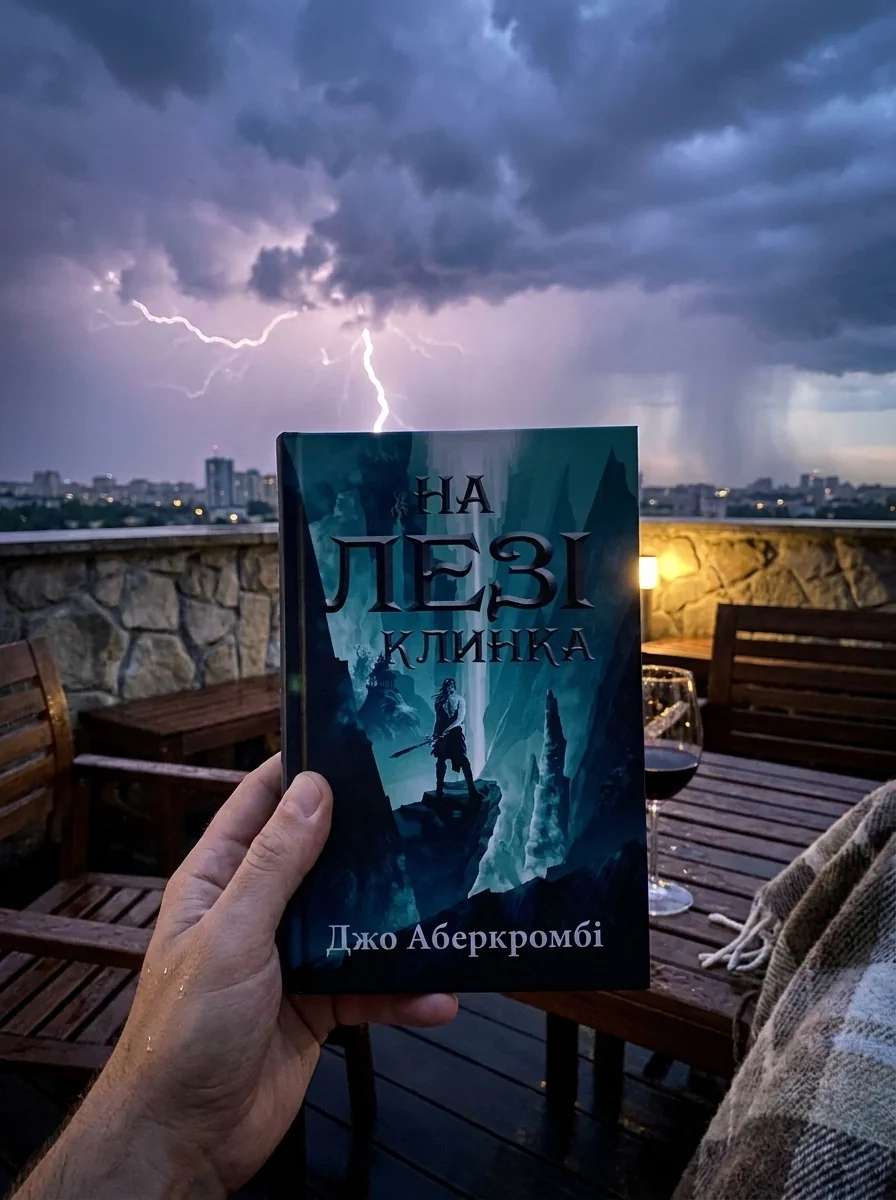 На лезі клинка — Джо Аберкромбі, обкладинка
