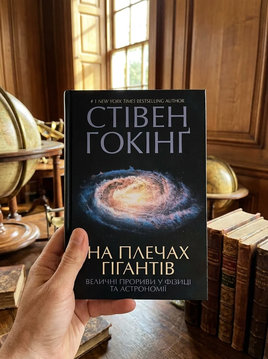 На плечах гігантів. Величні прориви в фізиці та астрономії — Гокінг Стівен, обкладинка