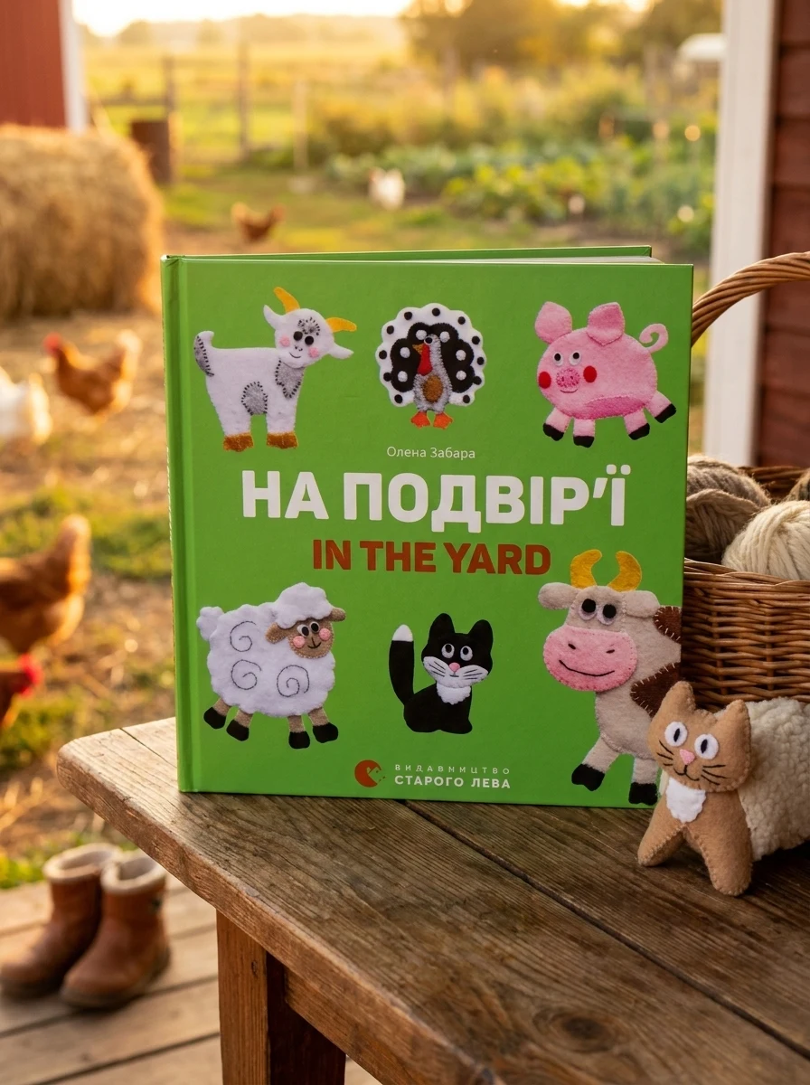 На подвір’ї. In the yard — Дитяча література