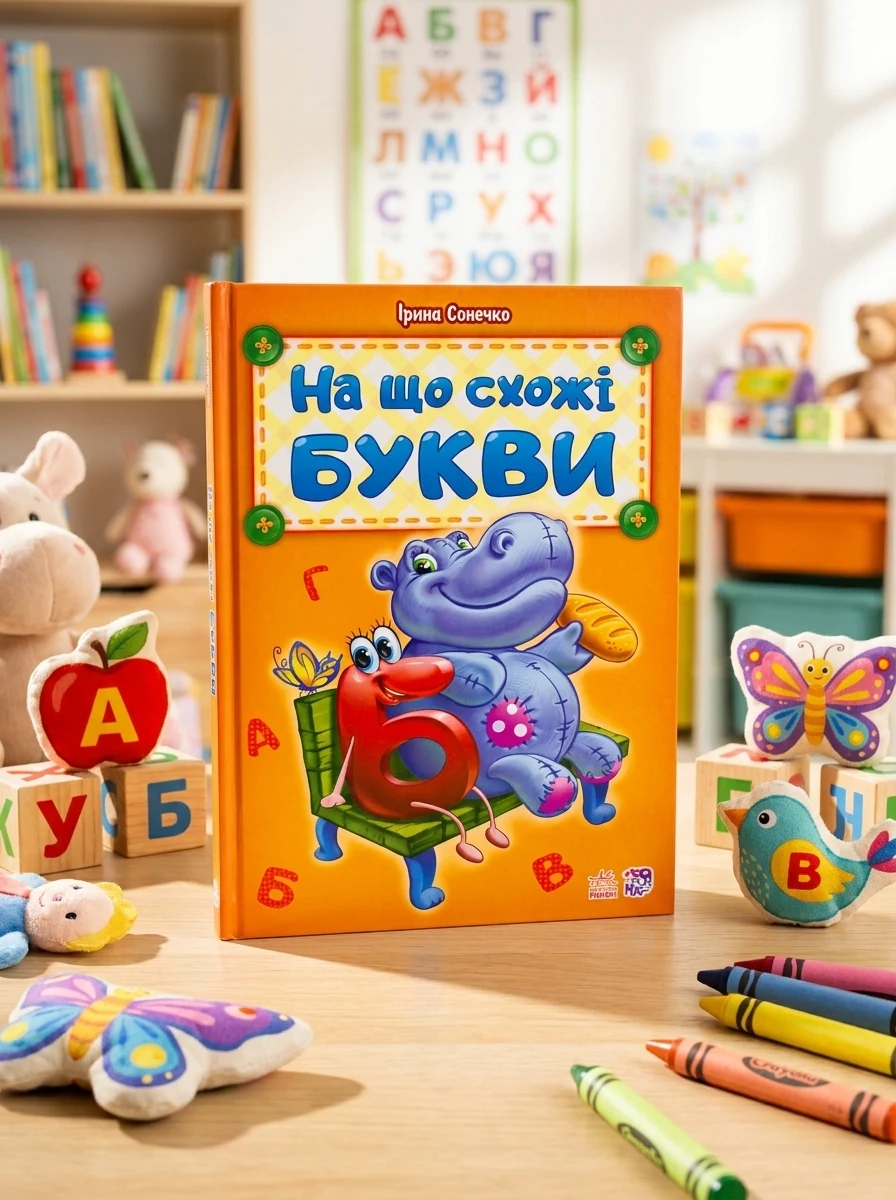 На що схожі букви — Дитяча література