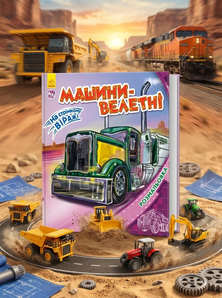 На стрімкому віражі. Машини-велетні, — Дитяча література