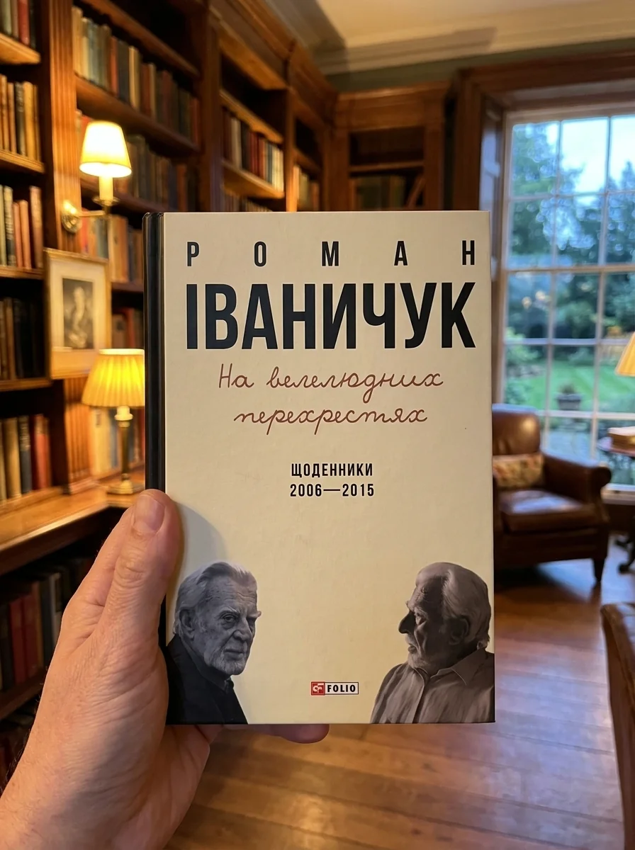На велелюдних перехрестях. Щоденники. 2006 — 2015 — Роман Іваничук, обкладинка