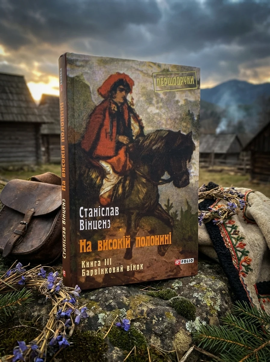 На високій полонині. Барвінковий вінок. Книга 3 — Художня література