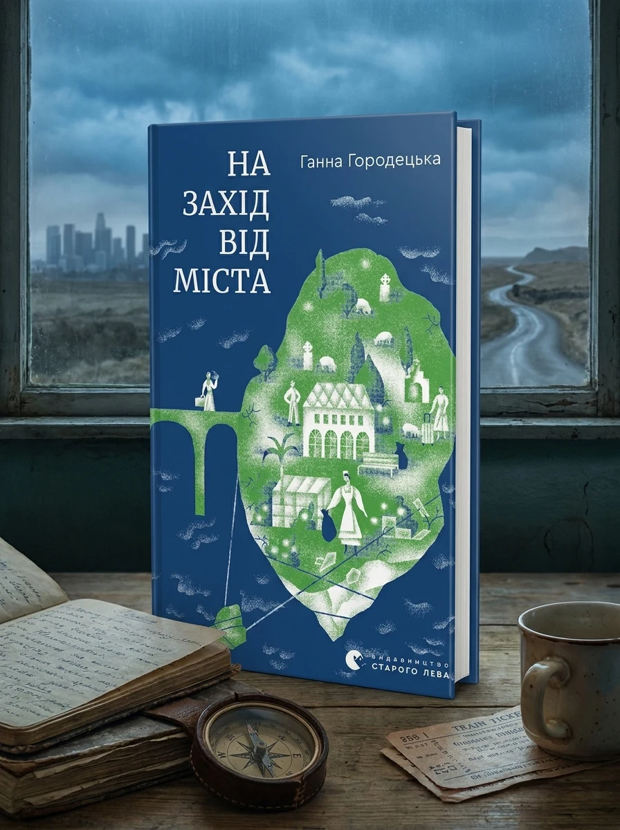 На захід від міста — Художня література