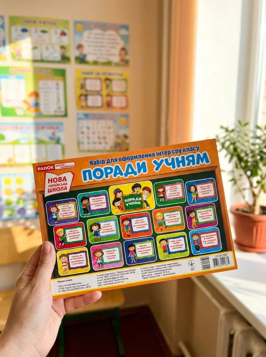 Набір для оформлення інтер'єру класу. Поради учням