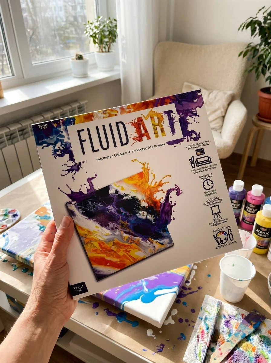 Набір креативної творчості Fluid ART (01), обкладинка