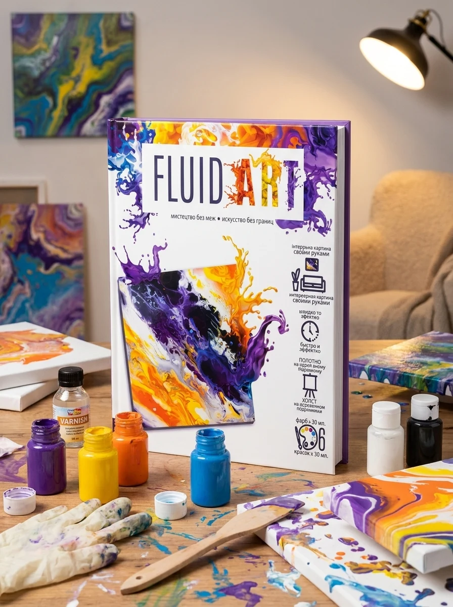 Набір креативної творчості Fluid ART (01), фото 2