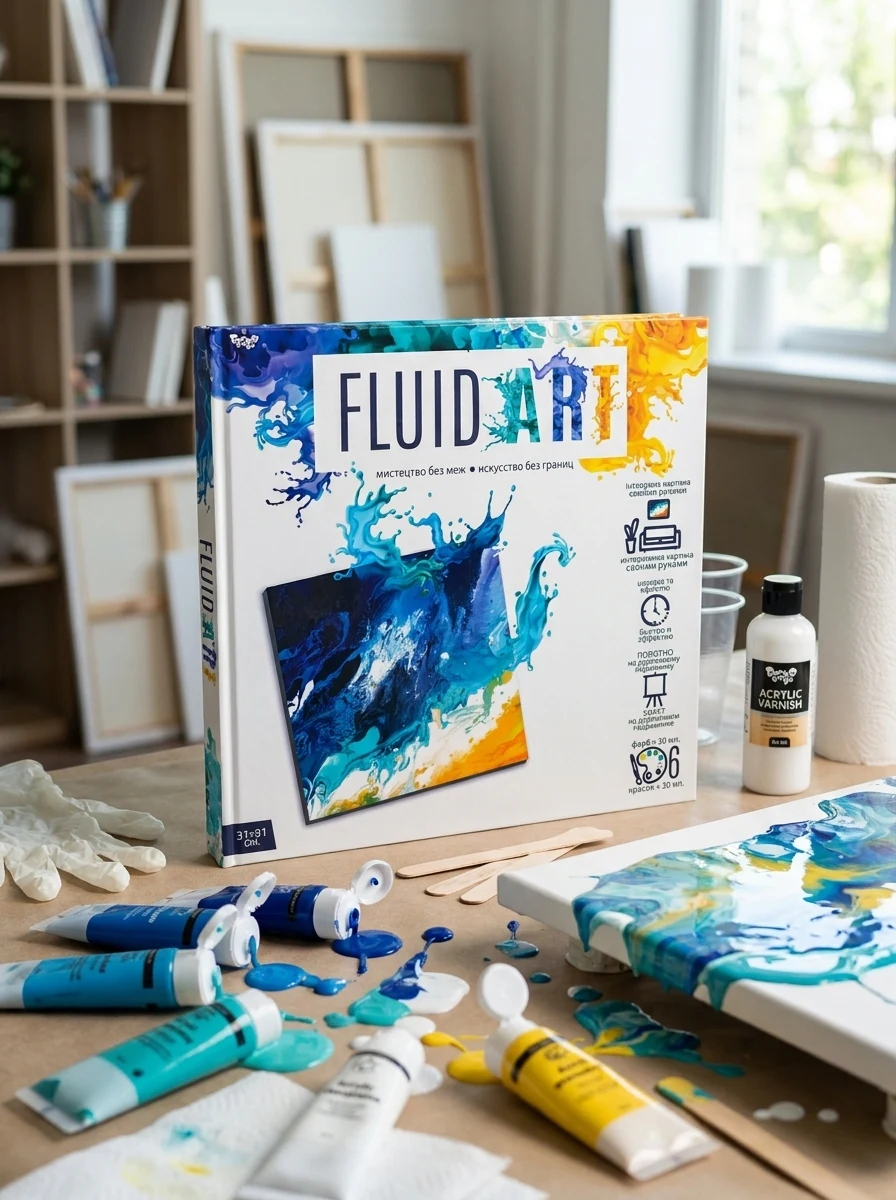 Набір креативної творчості Fluid ART (02) FA-01-02, обкладинка