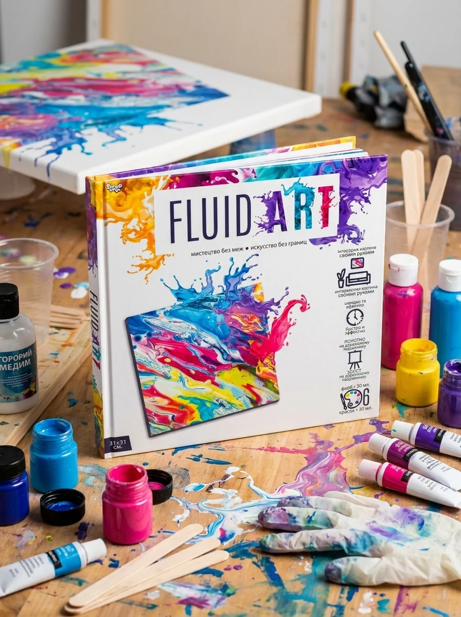 Набір креативної творчості Fluid ART (04) FA-01-04, обкладинка