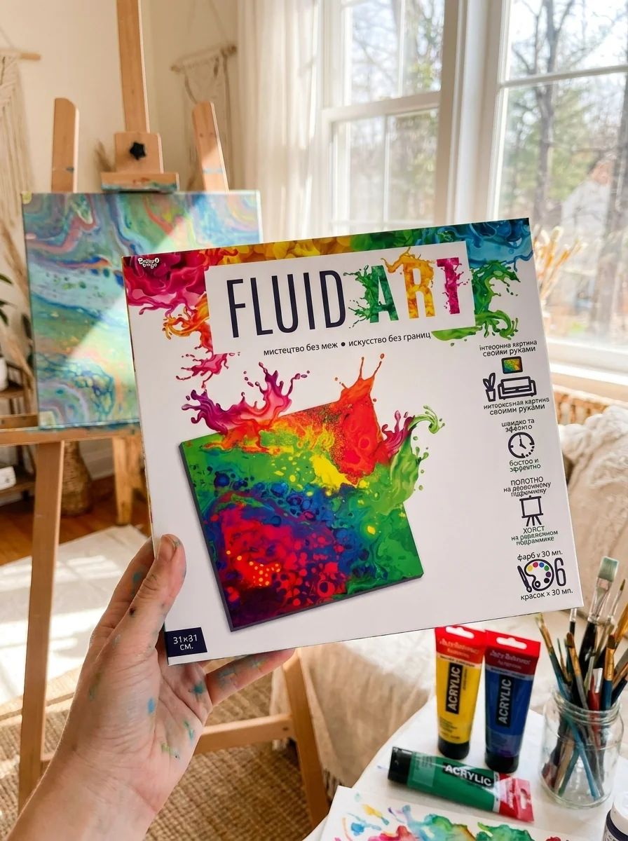 Набір креативної творчості Fluid ART (05) FA-01-05, обкладинка