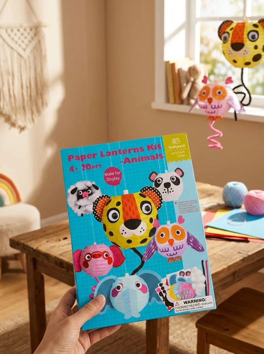 Набір паперових ліхтариків Tookyland Цікаві тваринки (LT081), обкладинка