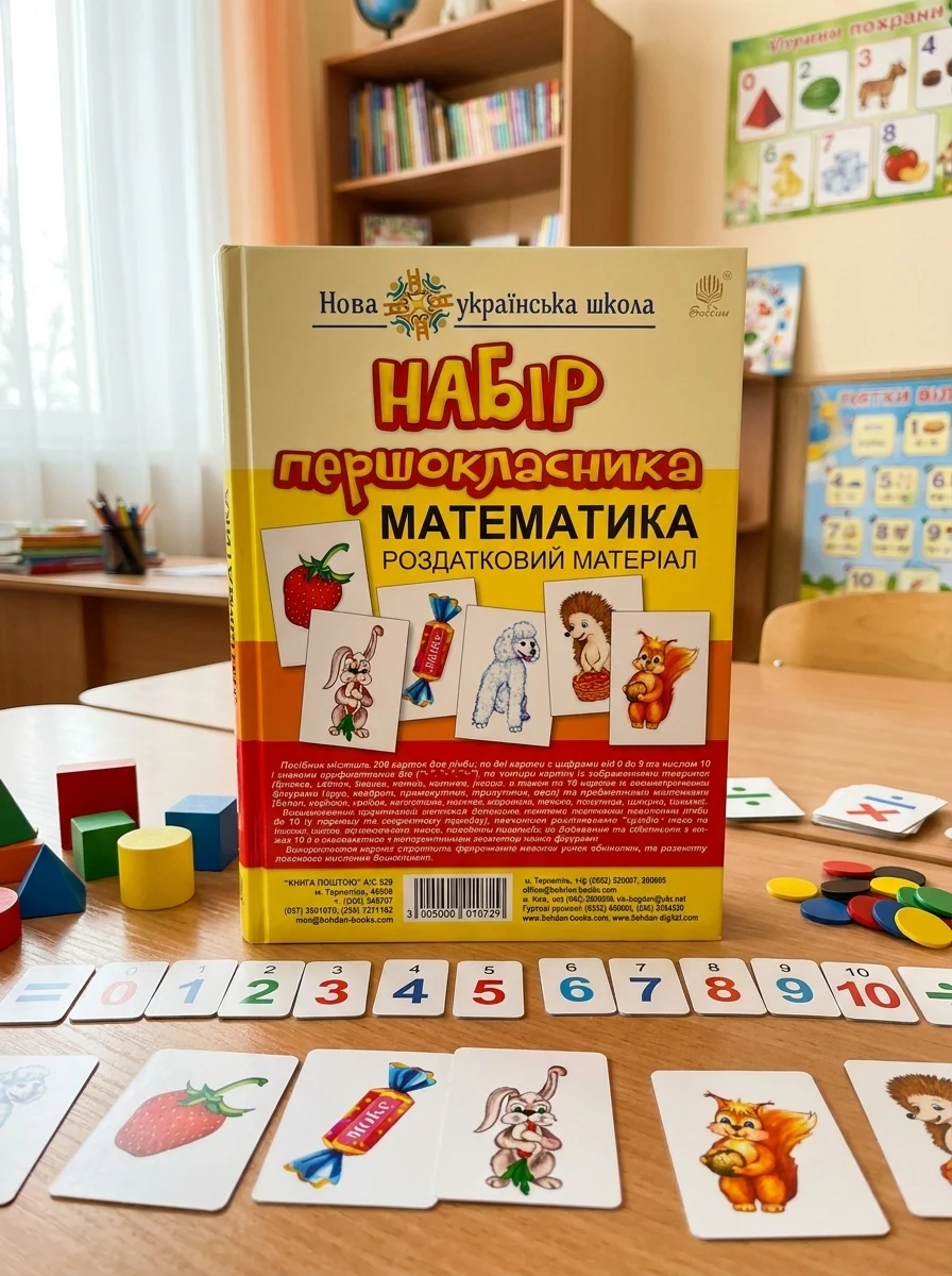 Набір першокласника. Математика. Роздатковий матеріал