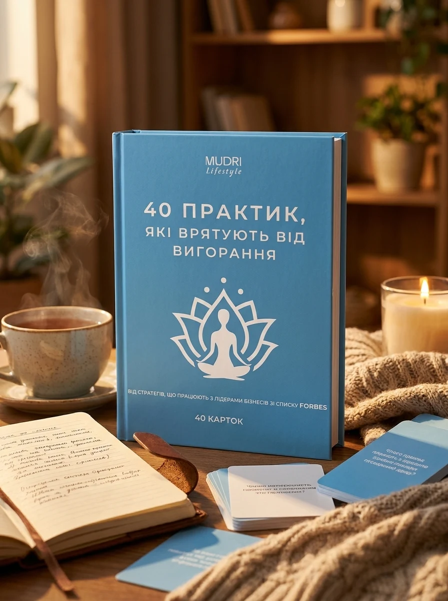 Набір "40 практик, які врятують від вигорання"