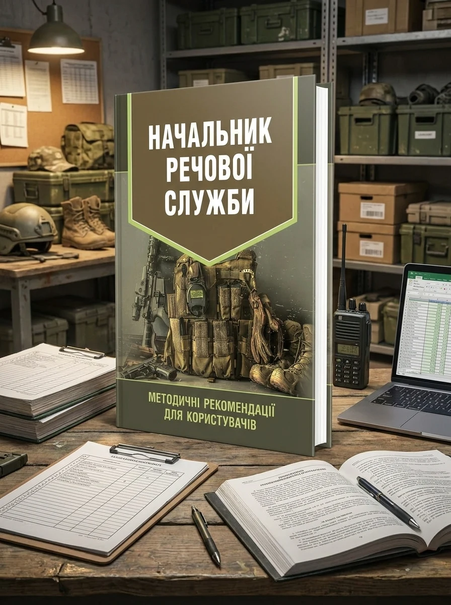 Начальник речової служби. Методичні рекомендації для користувачів, — Бізнес та саморозвиток