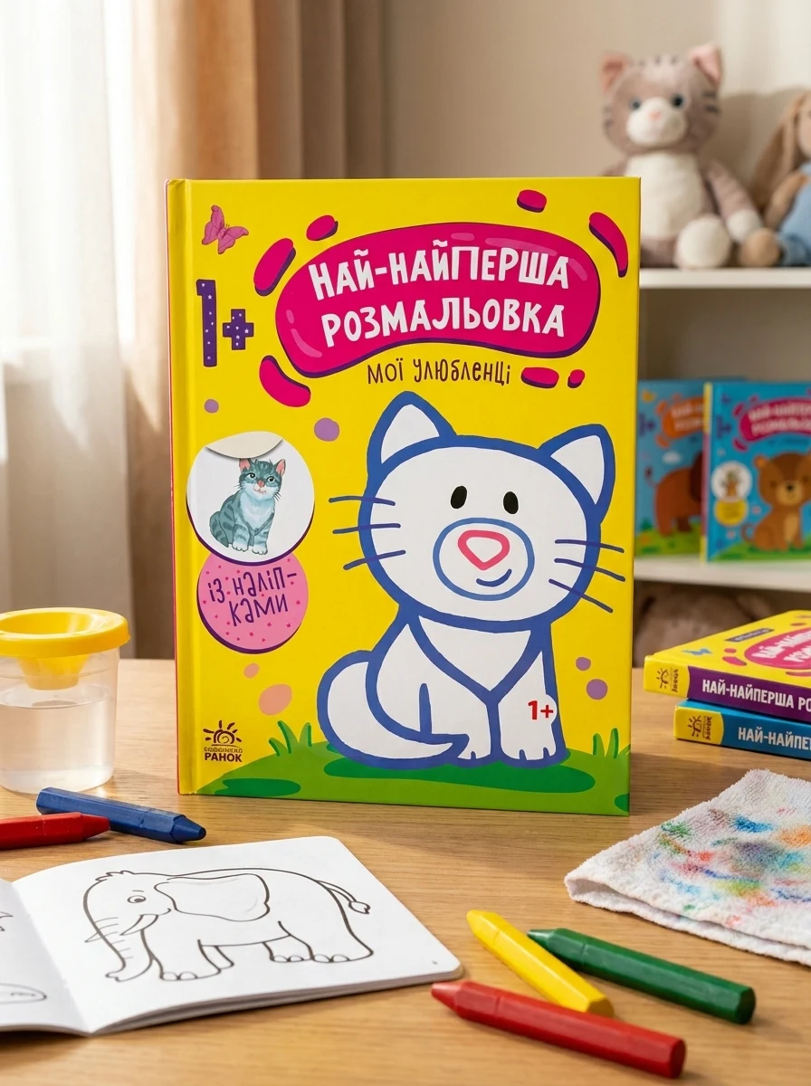 Най-найперша розмальовка. Мої улюбленці — Дитяча література
