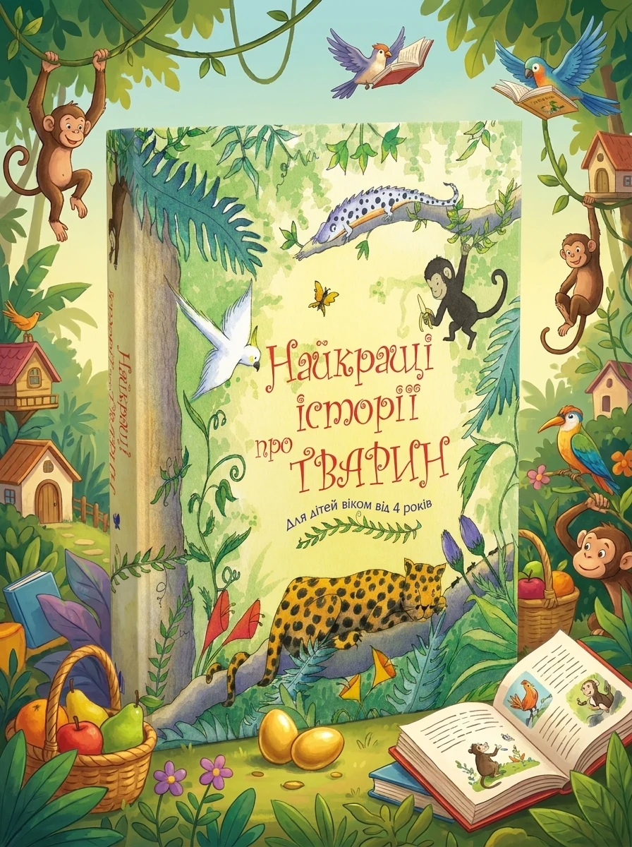 Найкращі історії про тварин — Дитячі книги